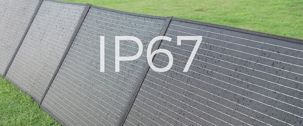 FOSSiBOT SP200 18V 200W Foldable Solar Panel, 23.4% High Efficiency Monocrystalline Solar Cells, for Power Station MPPT Foldable Solar Charger with Adjustable Stand Waterproof IP67, for Outdoor Camping RV Off Grid System, with Standard MC4 Connector