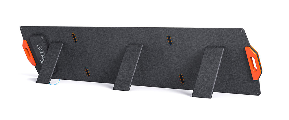 FOSSiBOT SP200 18V 200W Foldable Solar Panel, 23.4% High Efficiency Monocrystalline Solar Cells, for Power Station MPPT Foldable Solar Charger with Adjustable Stand Waterproof IP67, for Outdoor Camping RV Off Grid System, with Standard MC4 Connector