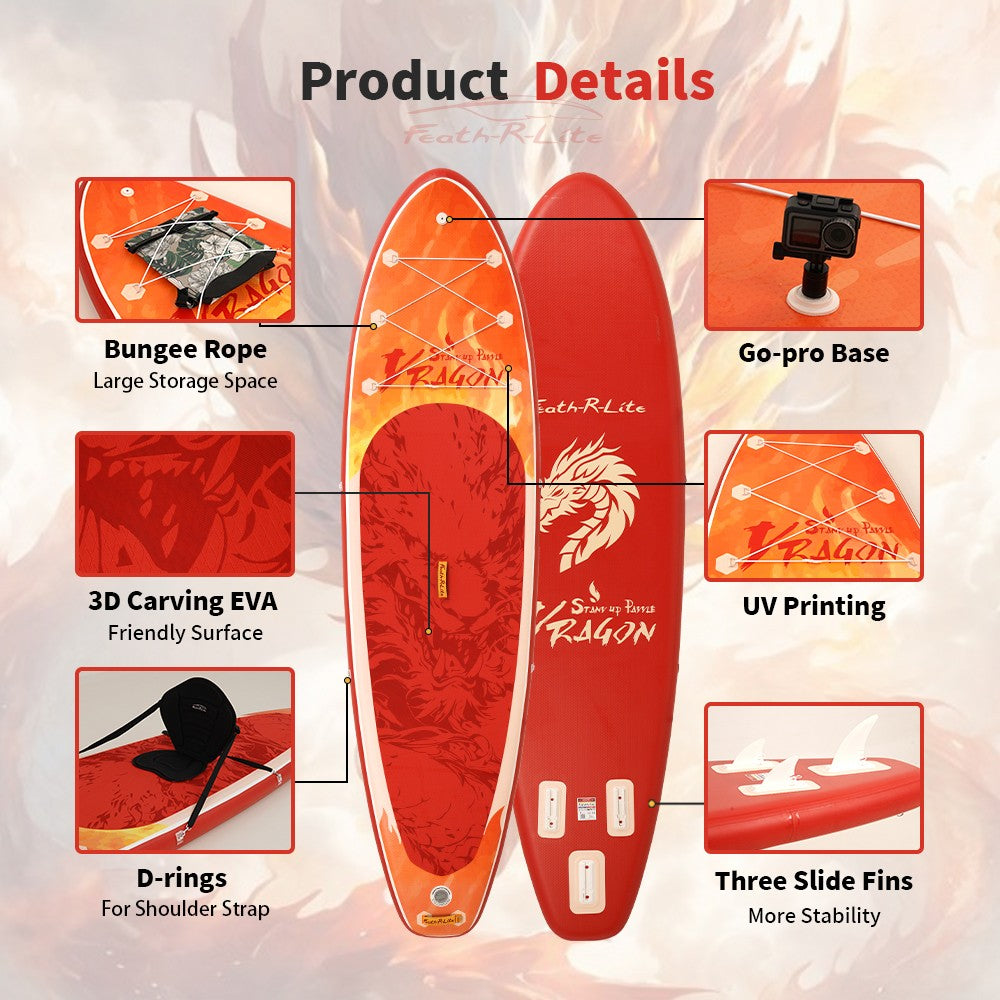 Tabla de paddle surf hinchable FunWater SUPFR19E 350*90*15cm