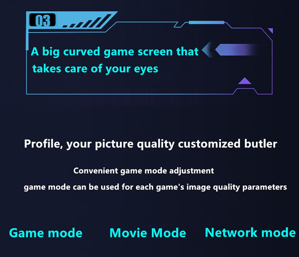 FYHXele FY24FMC-B Gaming Monitor, 24inch 1080P FHD 16:9 VA Screen, 75Hz Refresh Rate, 2800R MVA Panel, 2ms Response Time, 99% sRGB, Adjustable Tilt, Black