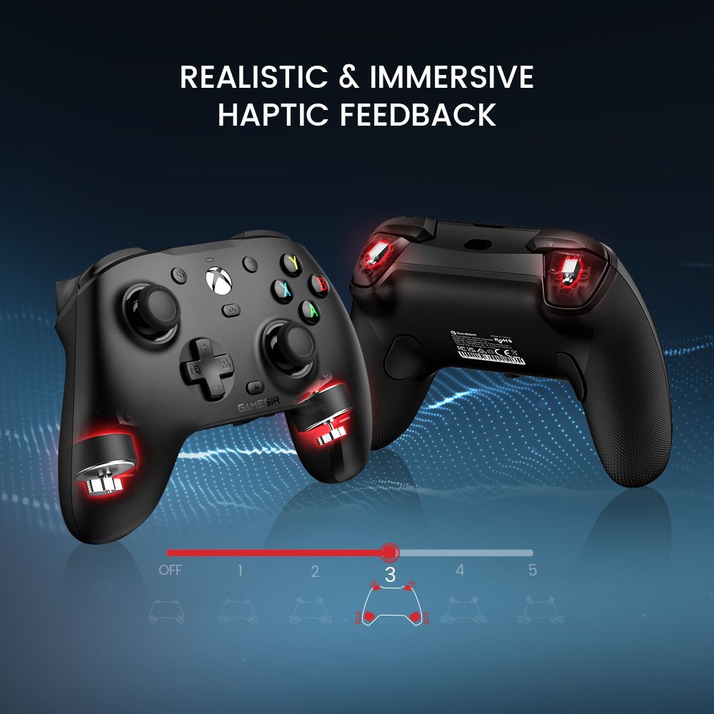 GameSir-G7 HE Kabelgebundener Gamecontroller, 1 Monat kostenlose XGPU, Hall-Effekt-Sticks, Hall-Trigger, magnetisch austauschbare Frontplatte – Schwarz