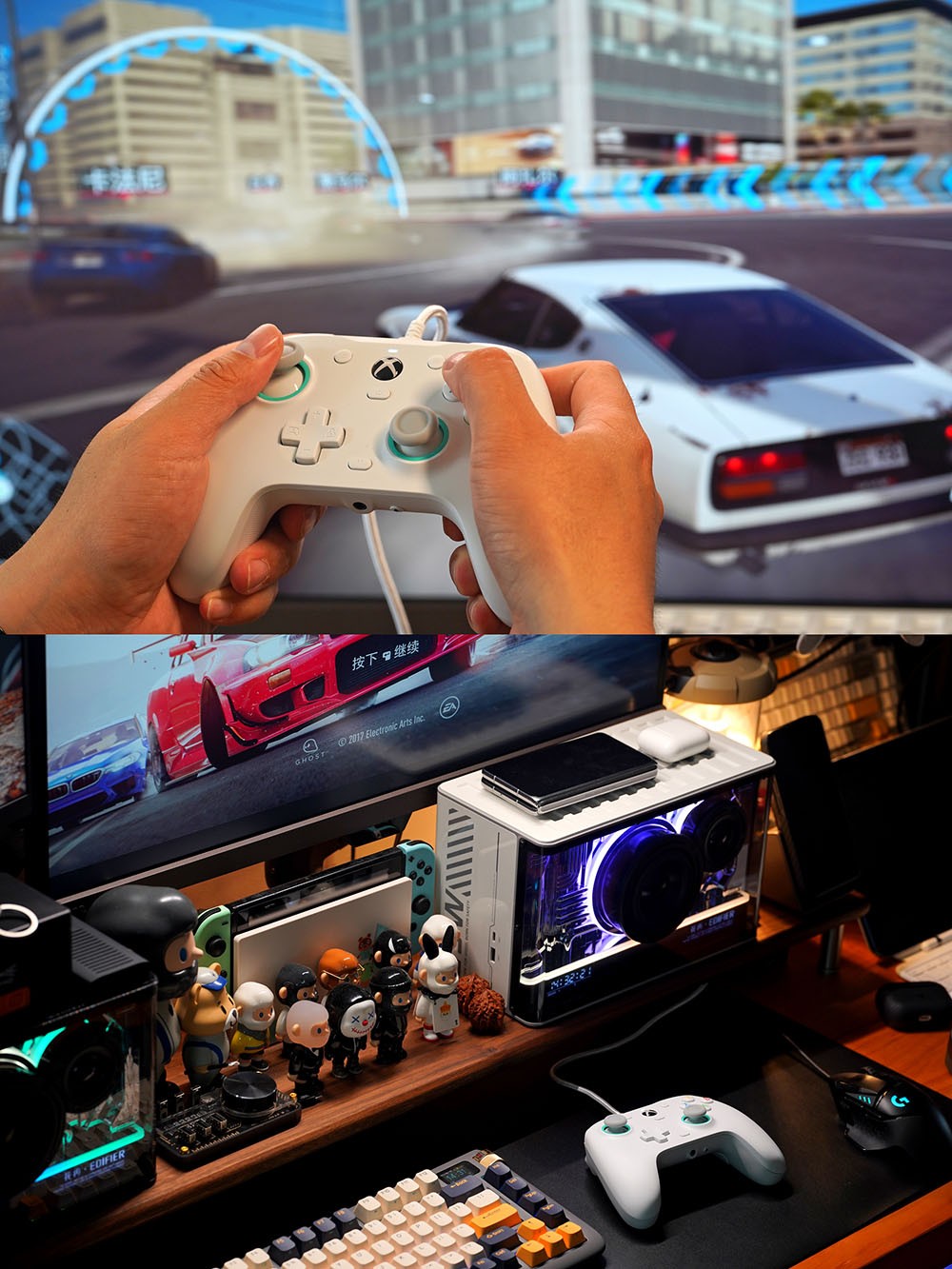 [Certificado para Xbox] Mando con cable Gamesir G7 SE con joysticks de efecto Hall y 1 mes de XGPU gratis.