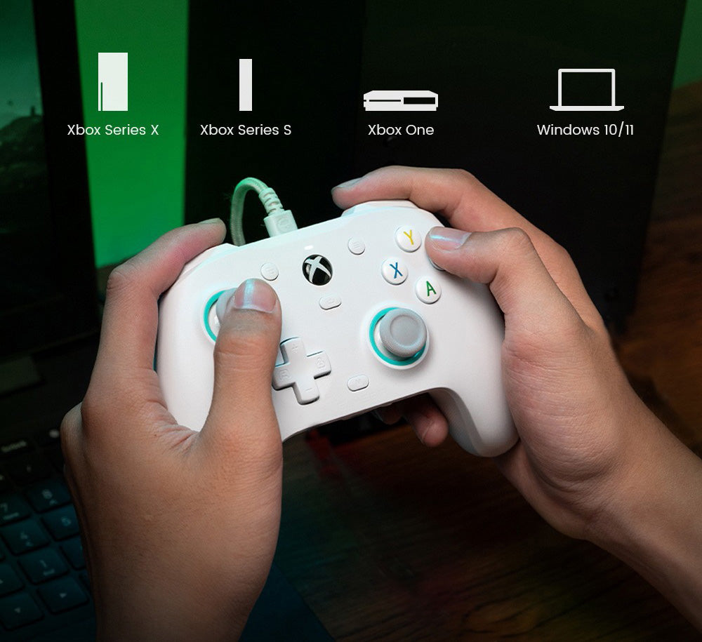 [Certificado para Xbox] Mando con cable Gamesir G7 SE con joysticks de efecto Hall y 1 mes de XGPU gratis.