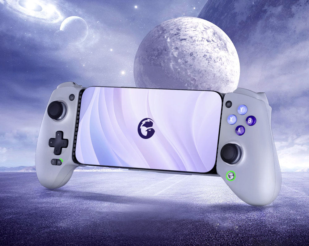 GameSir G8 Mando para juegos móvil Tipo-C, Gamepad "Plug and Play" con joysticks de efecto Hall/gatillos Hall, conector de audio de 3,5 mm, compatible con Android y la serie iPhone 15.