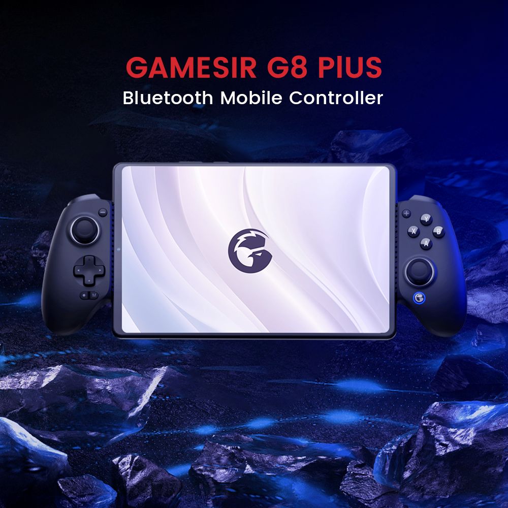 GameSir G8 Plus Mando para juegos móvil Bluetooth, compatible con Switch, iOS, Android, tableta, PC