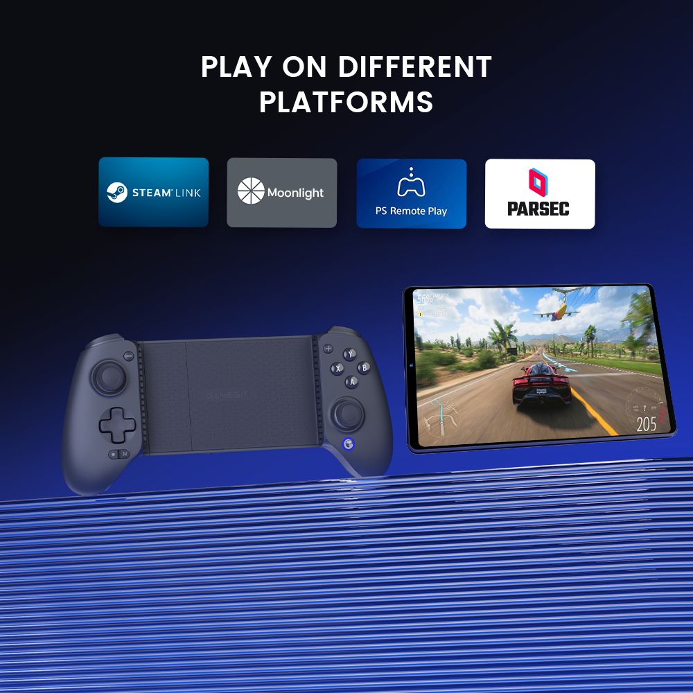 GameSir G8 Plus Mando para juegos móvil Bluetooth, compatible con Switch, iOS, Android, tableta, PC