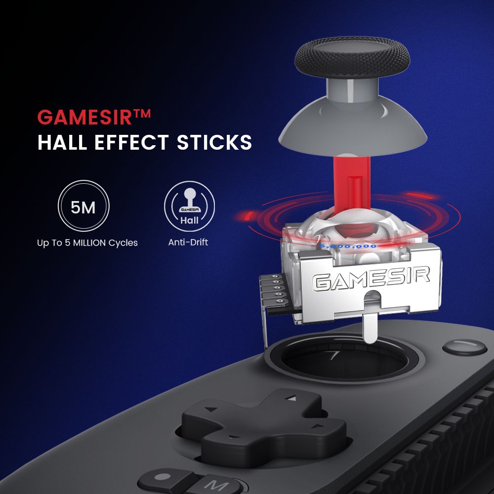 GameSir G8 Plus Mando para juegos móvil Bluetooth, compatible con Switch, iOS, Android, tableta, PC