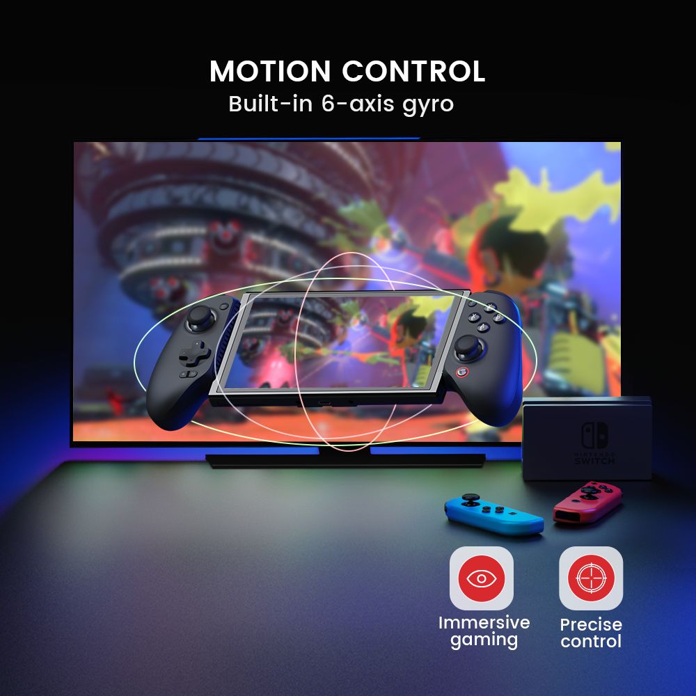 GameSir G8 Plus Mando para juegos móvil Bluetooth, compatible con Switch, iOS, Android, tableta, PC