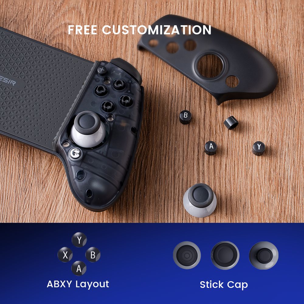 GameSir G8 Plus Mando para juegos móvil Bluetooth, compatible con Switch, iOS, Android, tableta, PC