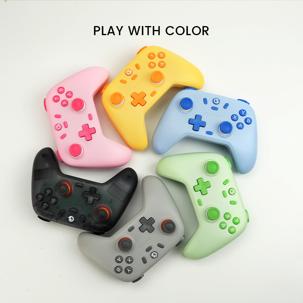 GameSir Nova Lite Mando Inalámbrico para Juegos, Conexión de Tres Modos, Compatible con PC / Steam / Android / iOS / Switch - Verde