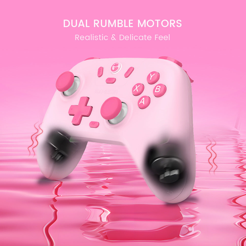 GameSir Nova Lite Mando Inalámbrico para Juegos, Conexión de Tres Modos, Compatible con PC / Steam / Android / iOS / Switch - Verde