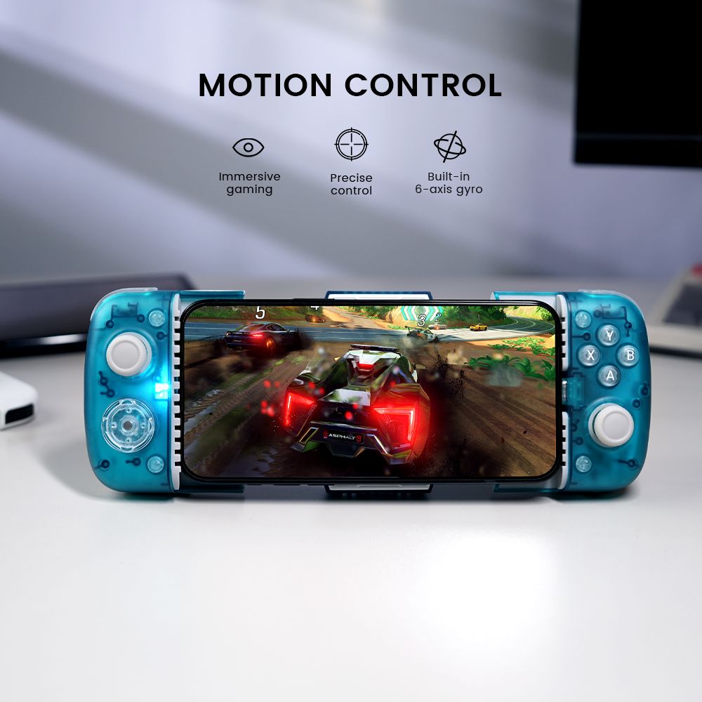 GameSir X3 Pro Mando para Juegos Móviles Tipo-C, Ventilador de Refrigeración, Joysticks con Efecto Hall, Doble Motor de Vibración, Giroscopio de 6 Ejes, Compatible con iPhone 15 Series y Android