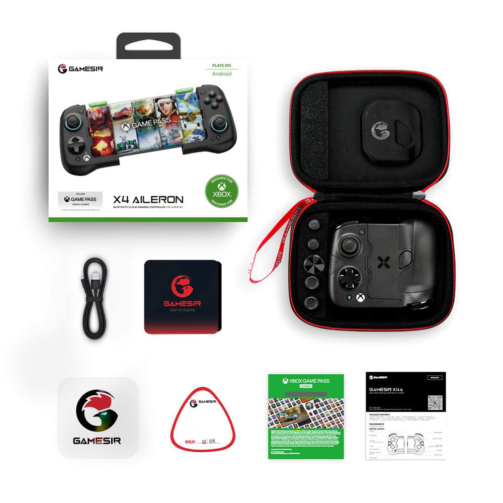 GameSir X4 Aileron Mando para juegos móvil Bluetooth Xbox (Android) - Negro