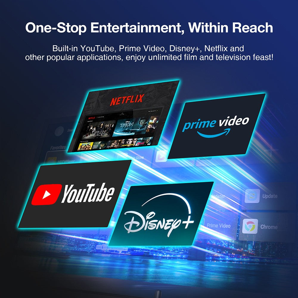 GTMEDIA HDTV Converter X1 TV Box, Android 11, ATSC 3.0 DRM, DVR Recording, 4K HDR, Built-in Miracast, 2GB RAM 32GB ROM, Bluetooth 5.0, 2.4G/5G WiFi - US Plug