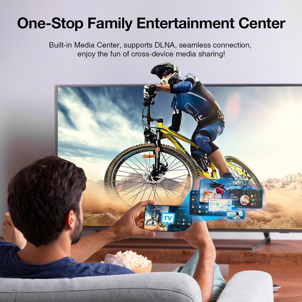 GTMEDIA HDTV Converter X1 TV Box, Android 11, ATSC 3.0 DRM, DVR Recording, 4K HDR, Built-in Miracast, 2GB RAM 32GB ROM, Bluetooth 5.0, 2.4G/5G WiFi - US Plug