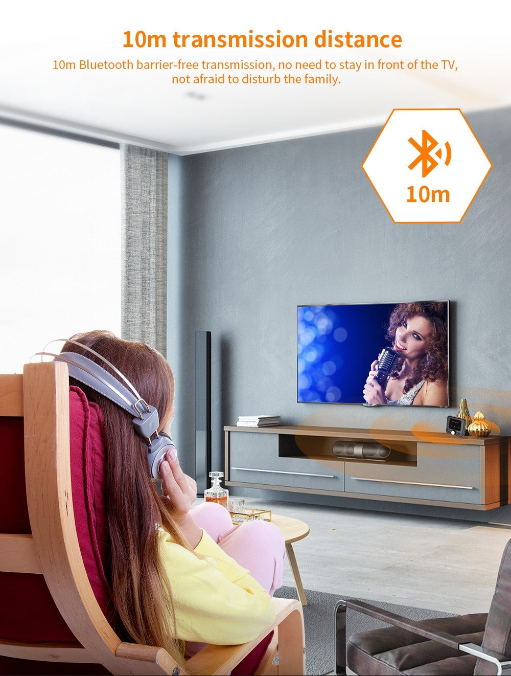 GTMEDIA RT05 Bluetooth 5.2 Audio Adapter Audio Receiver Transmitter