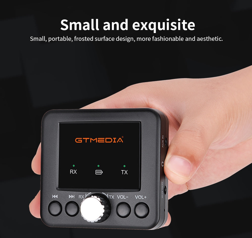 GTMEDIA RT05 Bluetooth 5.2 Audio Adapter Audio Receiver Transmitter