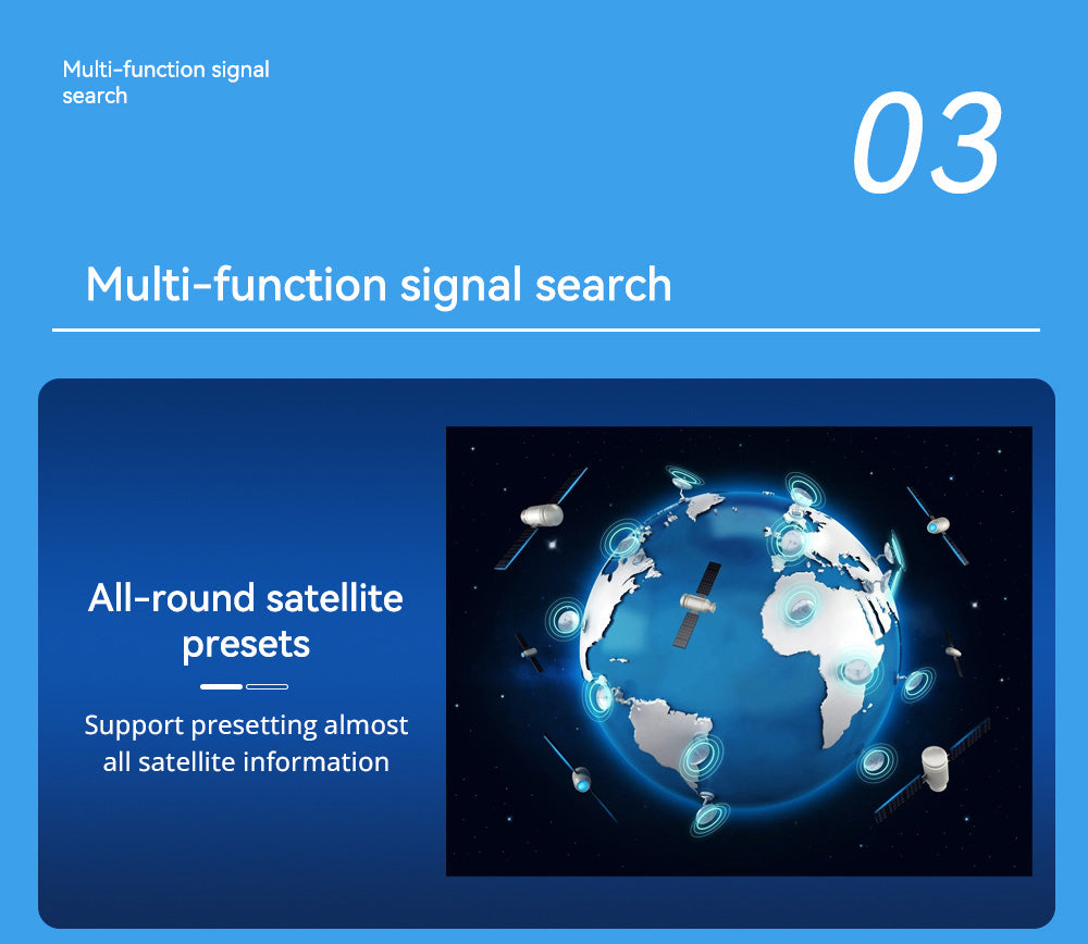 GTMEDIA V8 Finder PRO 2 Satellite Finder ATSC-C Digital Satellite Signal Detector - Orange, EU Plug