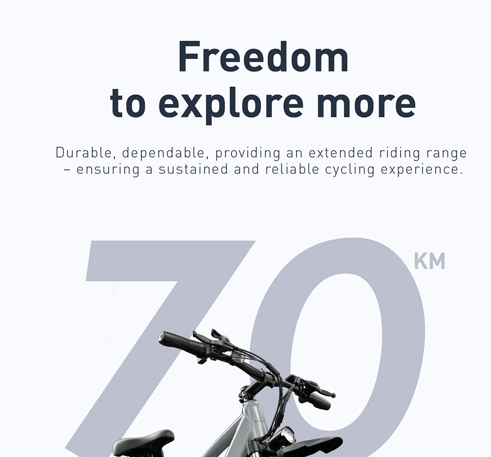 GUNAI GN27 Electric Bike, 750W Motor, 48V 10.4Ah Battery, Torque Sensor, 27.5-inch Tires, 35km/h Max Speed, 70km Max Range, Shimano 7-speed, Disc Brake