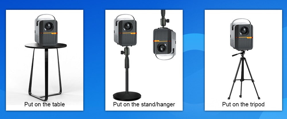 GXMO P10 LCD Projector, 300ANSI 1280*720P, 2.4/5G WiFi, Android 10, Motorized Semi-auto Focus, Keystone Correction - EU Plug