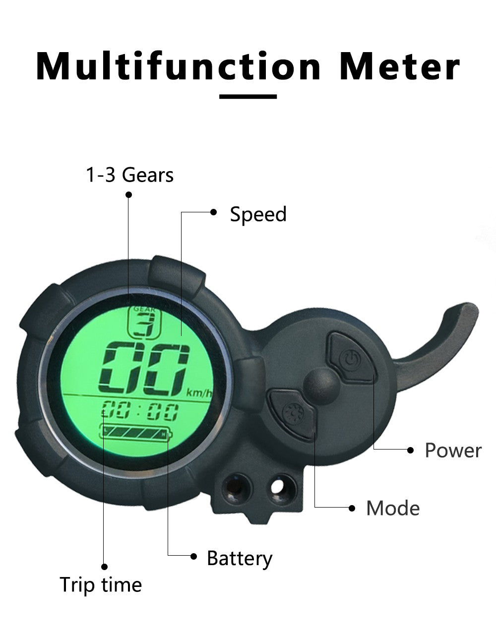 Halo Knight T104 Elektroroller, 10-Zoll-Geländereifen, 2 x 1000-W-Motor, 65 km/h Höchstgeschwindigkeit, Fernbedienung, 52-V-21-Ah-Akku, 45 km Reichweite – Schwarz