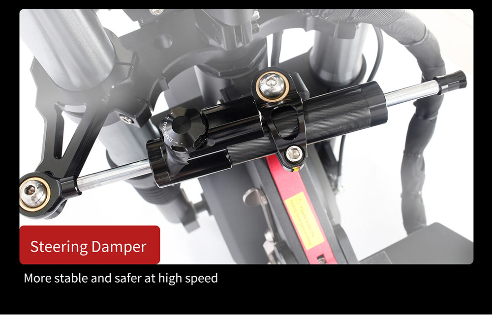 Patinete Eléctrico Halo Knight T107 Pro, neumático todoterreno de 11'', motor dual de 3000W*2, velocidad máxima de 95 km/h, batería de 60V 38.4Ah, autonomía máxima de 80 km.