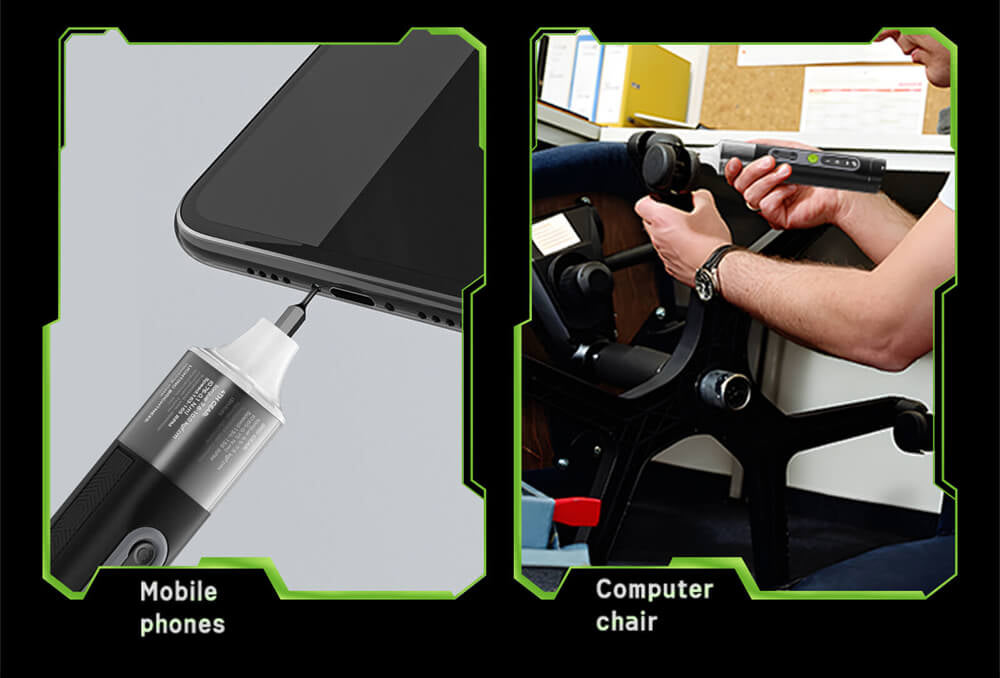 Juego de destornilladores eléctricos Hanboost ES01 35 en 1, herramienta de precisión inalámbrica con puntas magnéticas, modos manual y eléctrico, 4 ajustes de par, 4 LED, para reparaciones de PC, teléfonos, cámaras, portátiles, relojes y drones.