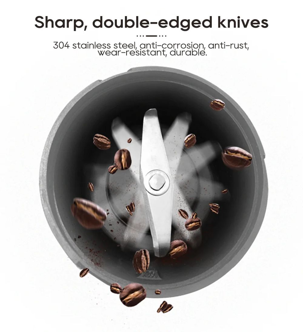 Molino de café HiBREW G2 3 en 1, 2000 mAh, doble vaso, batidora de frutas, exprimidor, trituradora de hielo, para acampar o viajar.