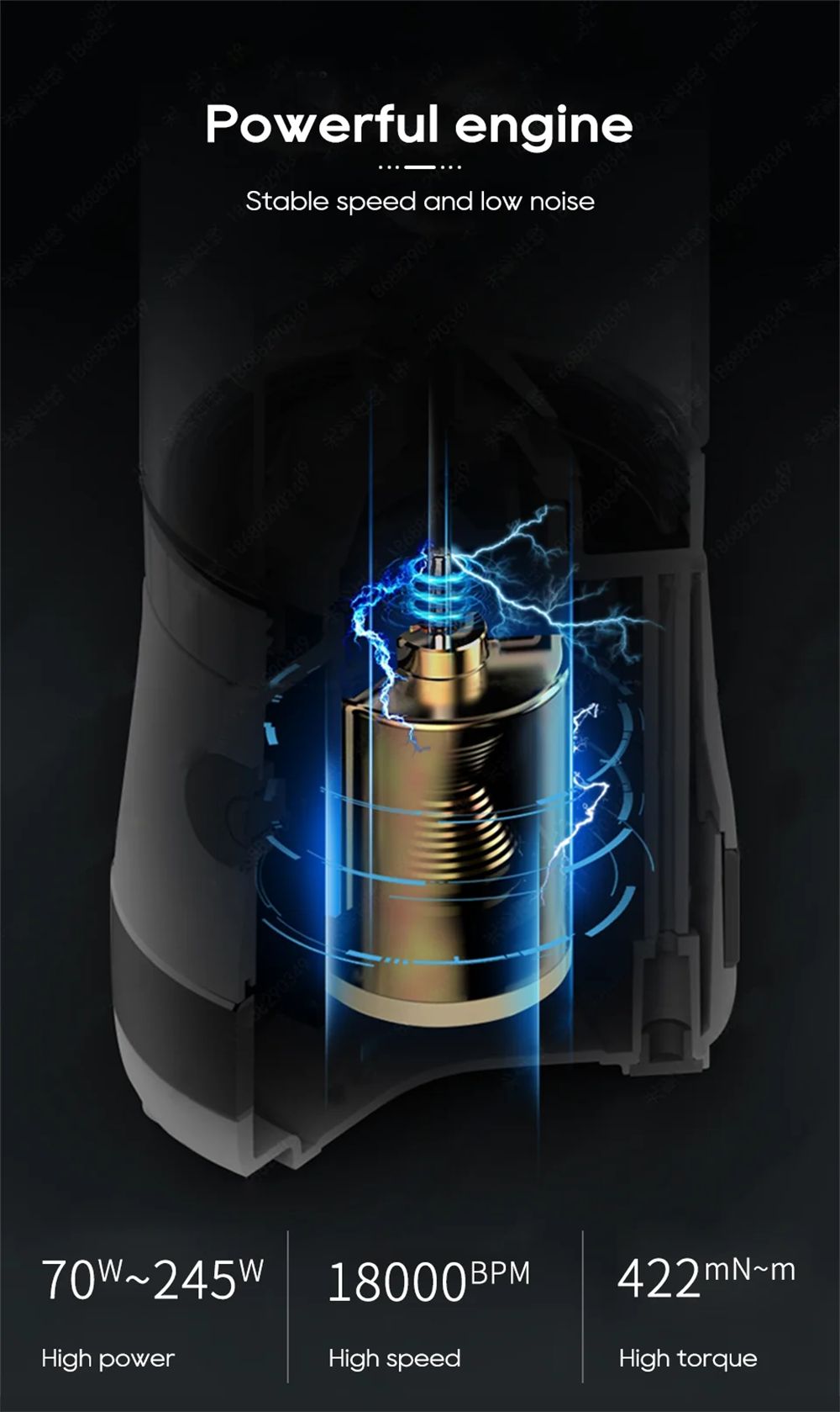 Molino de café HiBREW G2 3 en 1, 2000 mAh, doble vaso, batidora de frutas, exprimidor, trituradora de hielo, para acampar o viajar.