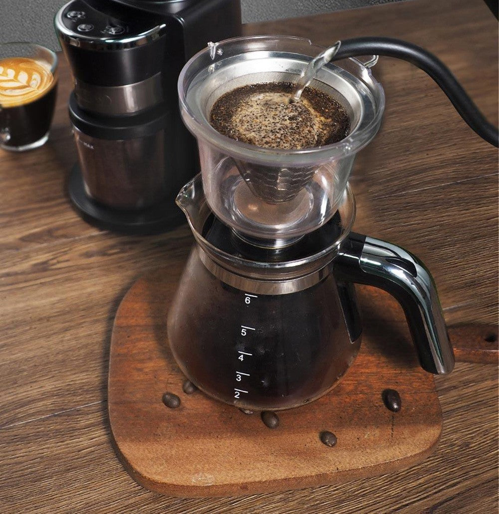 Molino de café eléctrico HiBREW G3, escala de 34 niveles, depósito de granos de 210 g, depósito de polvo de 100 g, muela cónica de 48 mm, función antiestática, modo manual/automático.