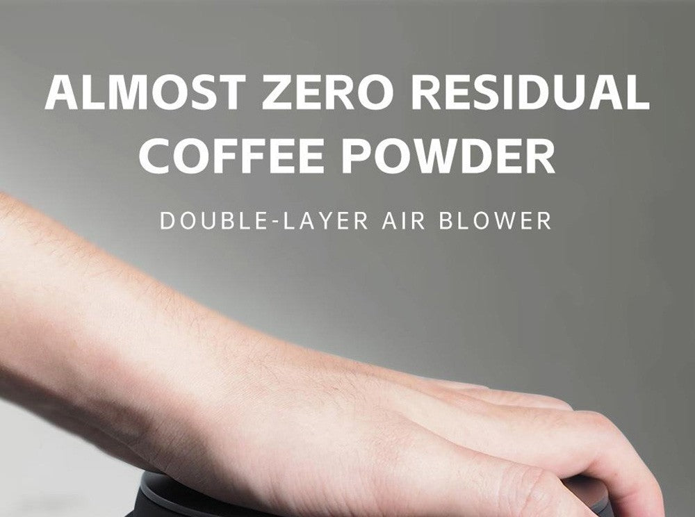 Molino de café eléctrico HiBREW G3, escala de 34 niveles, depósito de granos de 210 g, depósito de polvo de 100 g, muela cónica de 48 mm, función antiestática, modo manual/automático.