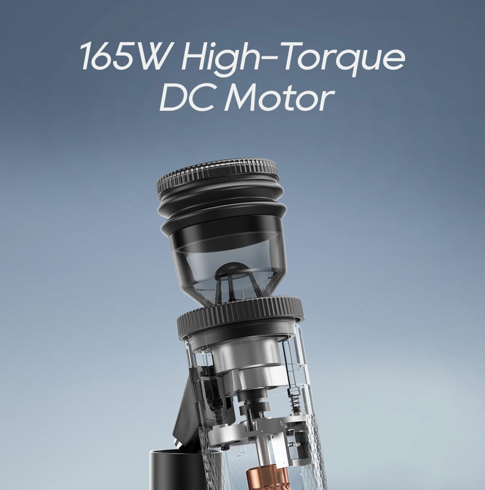 HiBREW G5 Electric Coffee Grinder, 48mm Conical Burr, 36 Gears Grinding Adjustable, for Espresso/Turkish/Pour Over/Mocca/Drip Coffee