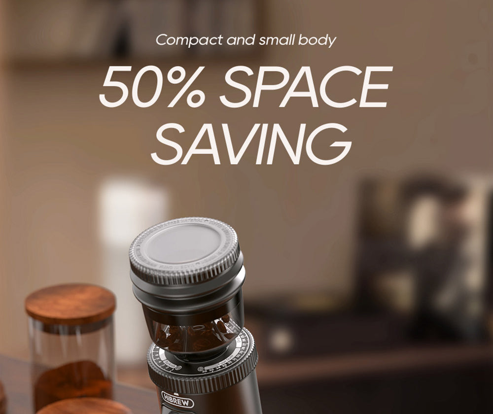 HiBREW G5 Electric Coffee Grinder, 48mm Conical Burr, 36 Gears Grinding Adjustable, for Espresso/Turkish/Pour Over/Mocca/Drip Coffee