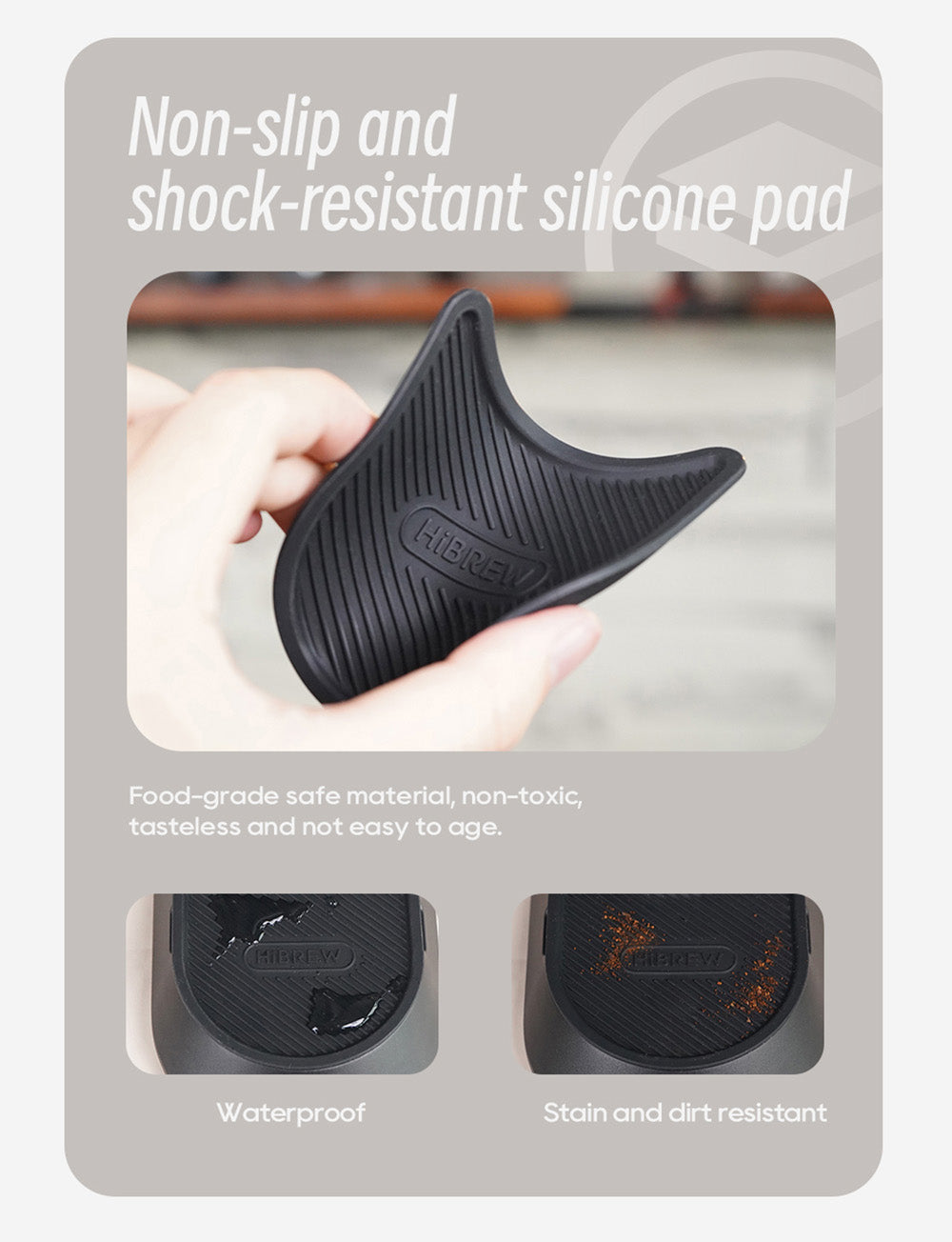 HiBREW G5 Electric Coffee Grinder, 48mm Conical Burr, 36 Gears Grinding Adjustable, for Espresso/Turkish/Pour Over/Mocca/Drip Coffee