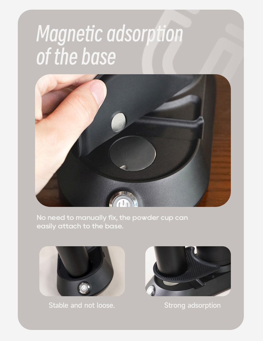 HiBREW G5 Electric Coffee Grinder, 48mm Conical Burr, 36 Gears Grinding Adjustable, for Espresso/Turkish/Pour Over/Mocca/Drip Coffee