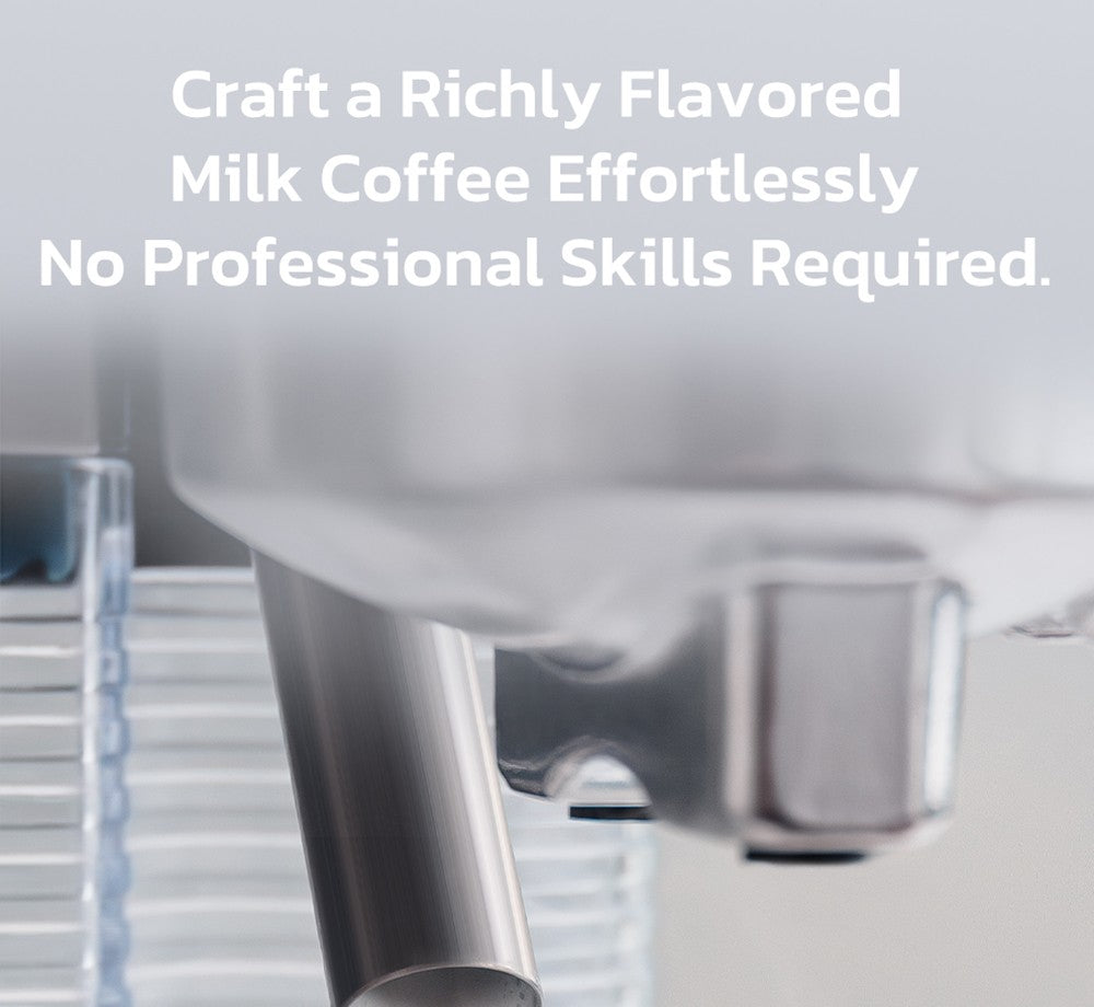 HiBREW H13A Cafetera Semiautomática 3 en 1, 6 Modos de Café, Presión de Extracción de 20 Bares, Tanque de Agua Extraíble de 1.3L, Mango de Aleación de Aluminio de 51mm, Sistema de Doble Caldera, 3 Niveles de Temperatura Ajustables