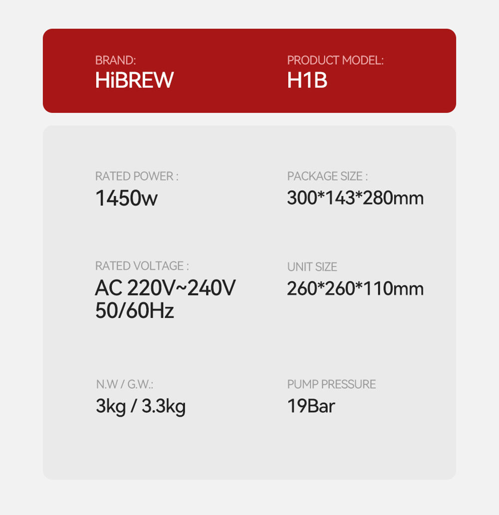 HiBREW H1B 5-in-1 Pods Coffee Maker, 600ml Water Tank, 19 Bar Pressure Extraction, Cold/Hot Mode, LED Indicator, for Kcup*/Nes*/DG*/Espresso Powder, Beige