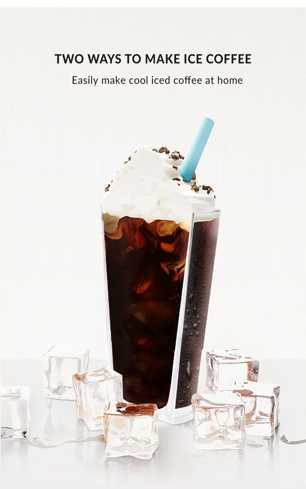 HiBREW H3A 5 in 1 Coffee Machine, 19 Bar Pressure, Cold/Hot Mode, 1000ml Water Tank, Anti-dry Protection - Silver