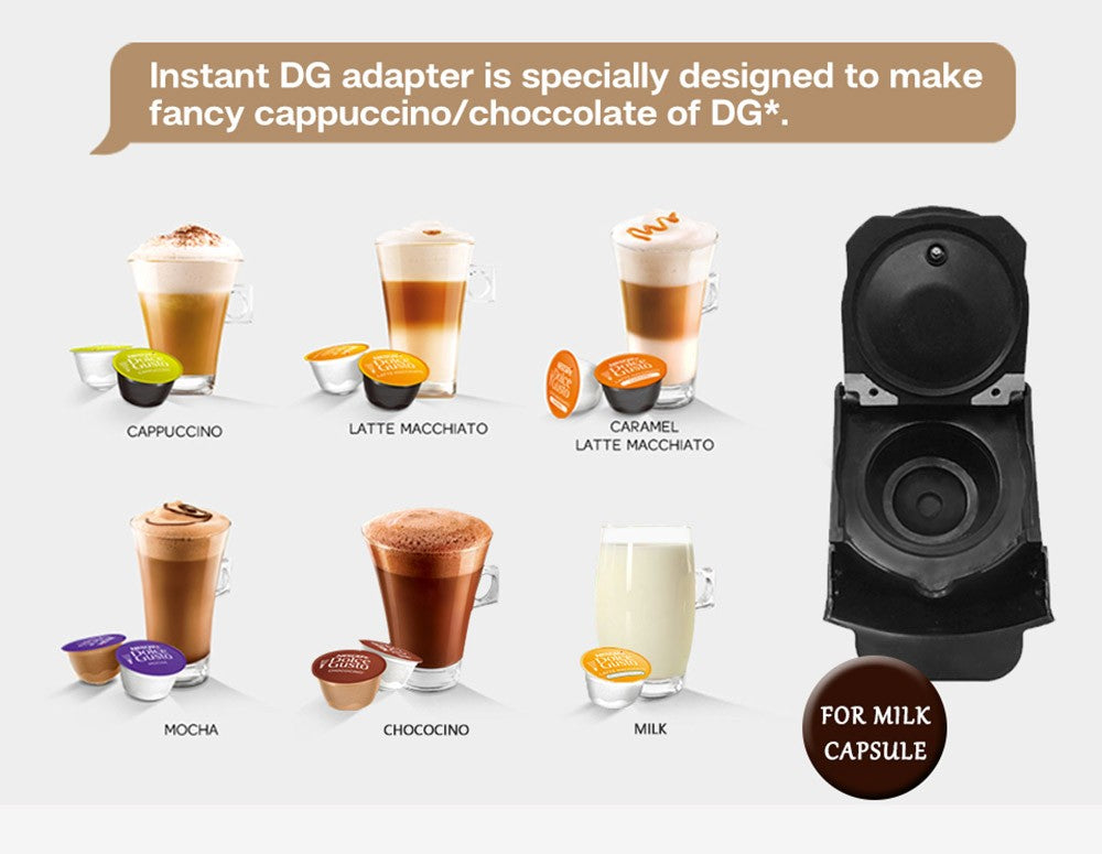 HiBREW H3A 5 in 1 Coffee Machine, 19 Bar Pressure, Cold/Hot Mode, 1000ml Water Tank, Anti-dry Protection - Silver