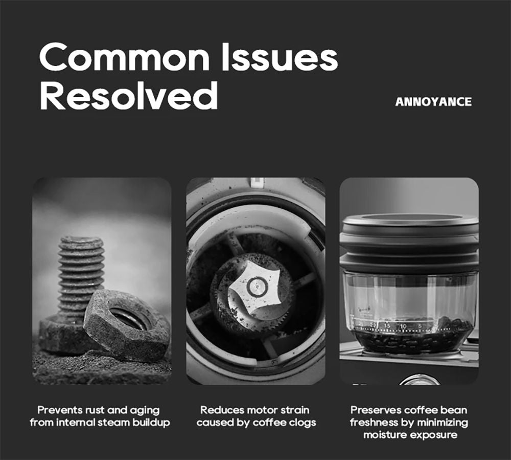 HiBREW H7B Espresso Machine, Dual-heating System, 58mm Portafilter, Built-in Grinder with 30 Size Settings, Touch Screen, for Cafe Hotel Restaurant