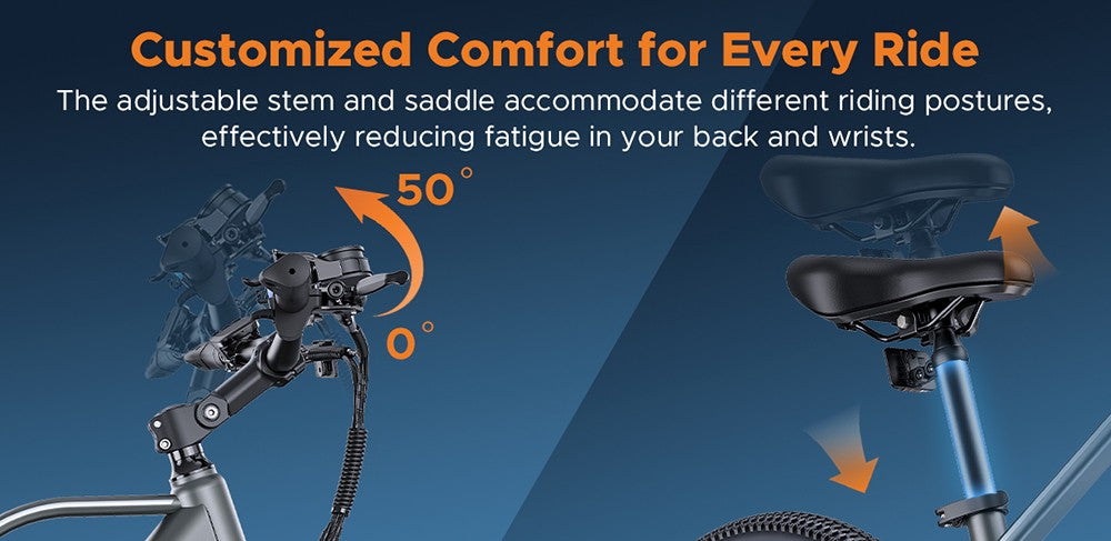 Bicicleta Eléctrica HillMiles MileTrail 1, Motor de 250W, Batería de 36V 13Ah, Neumáticos de 26*1.95 pulgadas, Velocidad Máxima de 25 km/h, Alcance Máximo de 120 km, Frenos de Disco Hidráulicos, Suspensión de Horquilla Delantera, Cambiador de 7 Velocidades - Gris