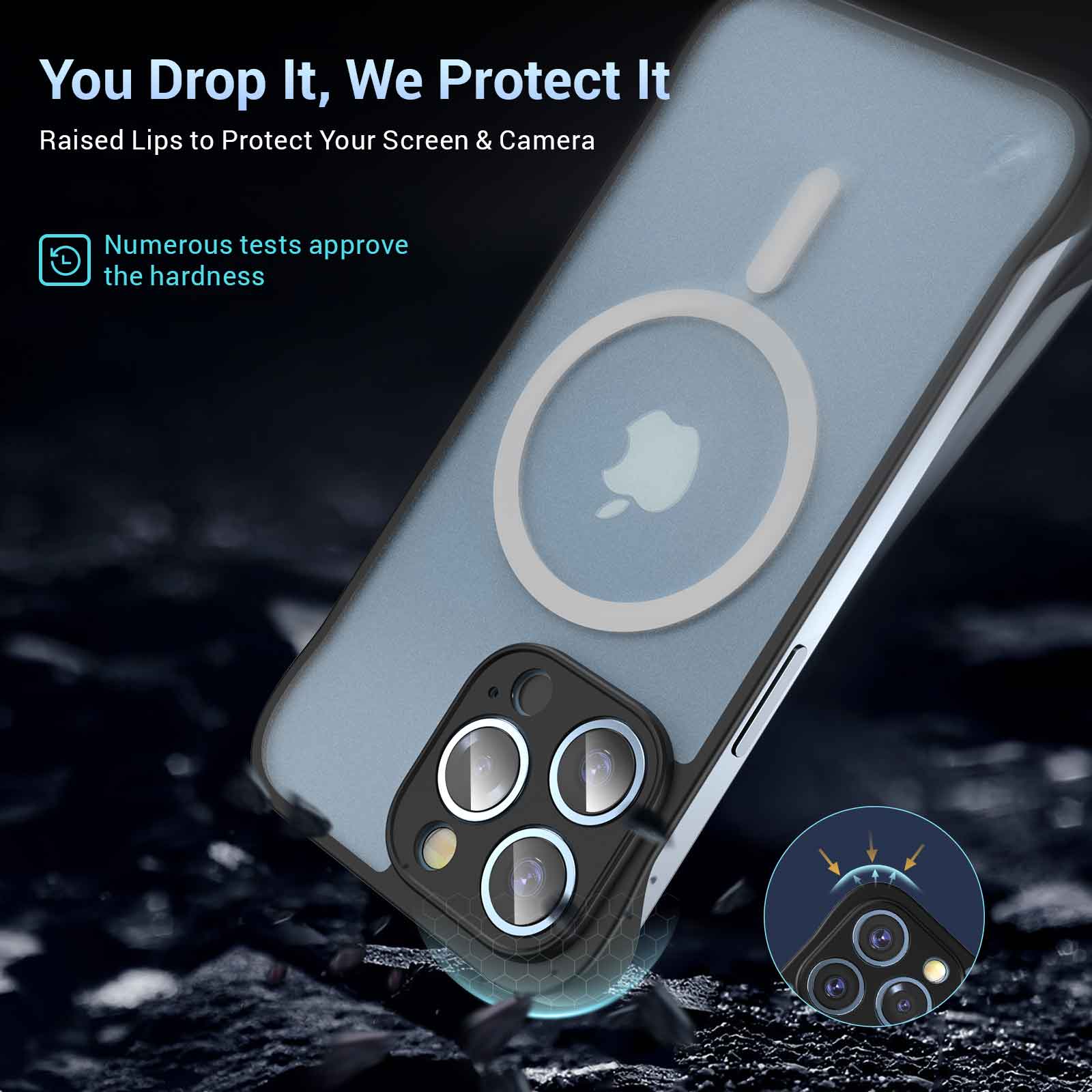 HINOVO MPC1-IP13P Magnetic Mobile Phone Case for iPhone 13 Pro