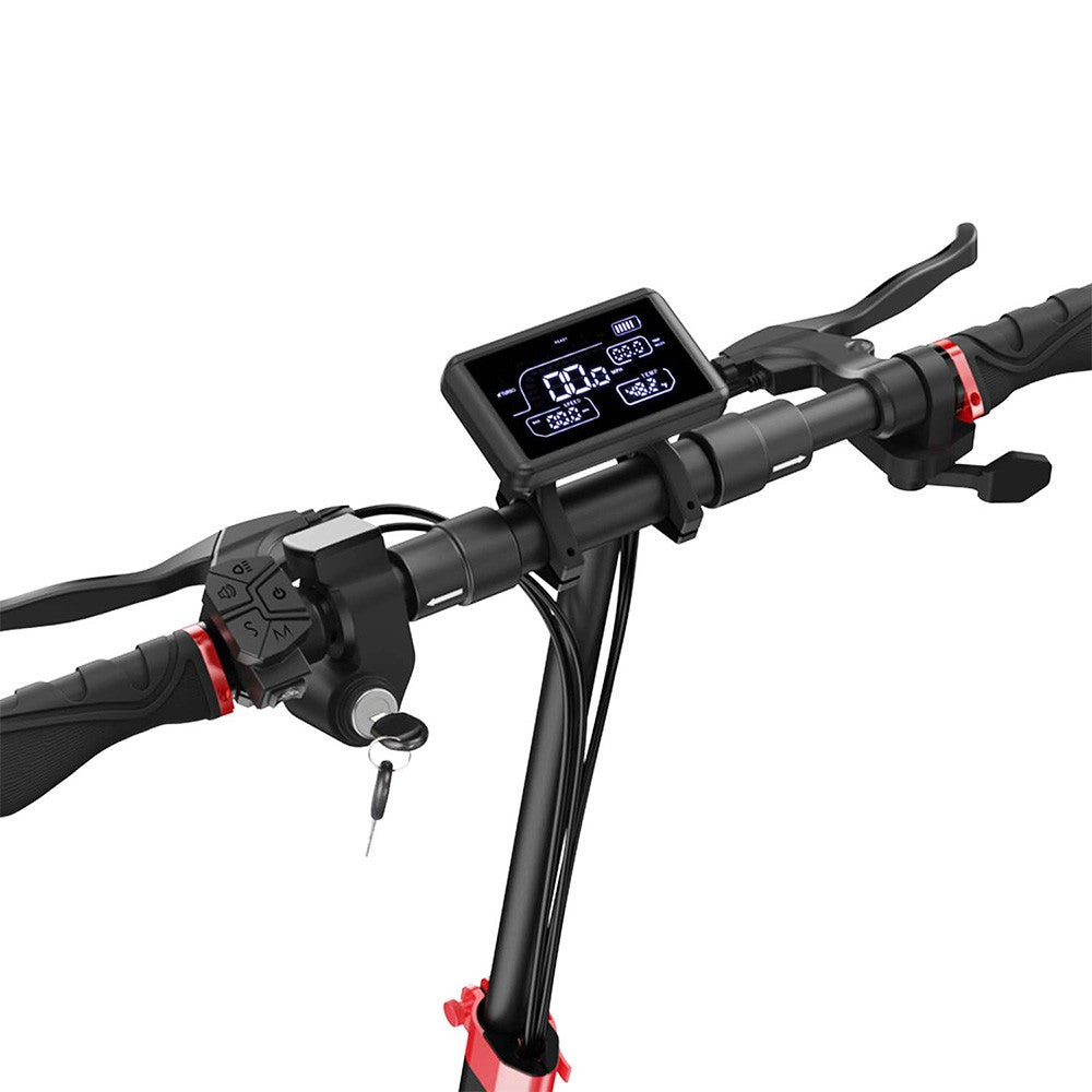 iScooter iX4 10-inch Electric Scooter 800W Motor max speed 45km/h 48V 15Ah Battery up to 40-45km Range App Control, Body Warning Light