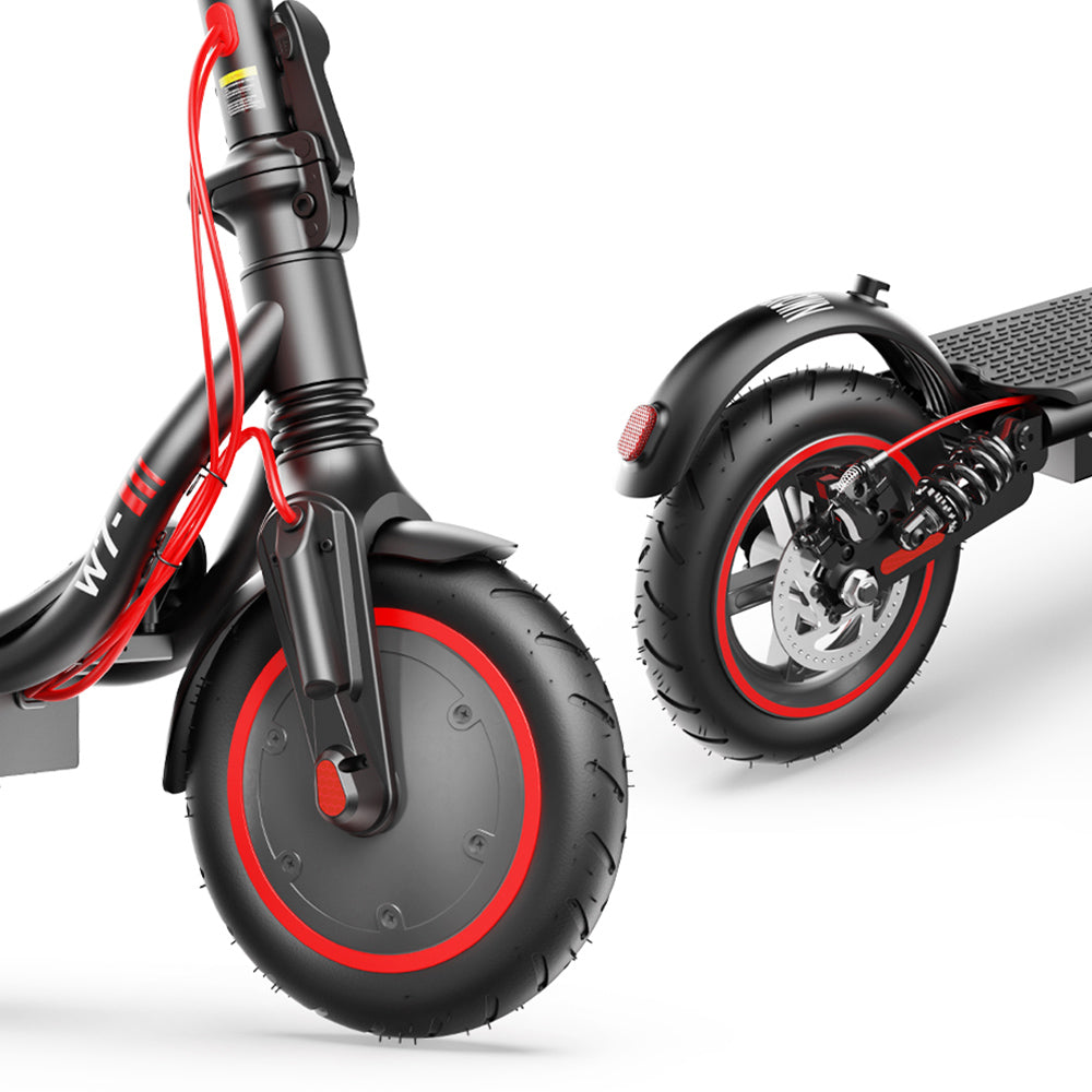 iScooter W7 Electric Scooter, 350W Motor, 42V 7.8AH Battery, 8.5-inch Inflatable Tire, 35km/h Max Speed, 30km Range, Disc Brake, Dual Shock Absorption, APP Control