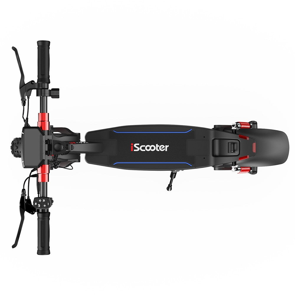 iScooter iX6 Electric Scooter 11 inch Off-road Tire 1000W Motor Max 45km/h 48V 17.5Ah Battery up to 60km Range Multi-function LCD Shock Absorber Color Lights NFC Unlock
