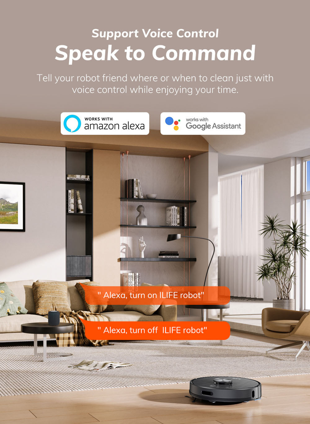 ILIFE T20S Saugroboter, 5000 Pa Saugleistung, 260 Minuten Laufzeit, automatische Entleerungsstation, LDS-Navigation, App-Steuerung, 3,5-Liter-Staubbeutel – Schwarz