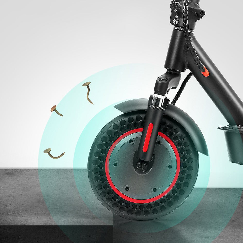 iScooter i9 Max Elektroroller, 10-Zoll-Wabenreifen, 500-W-Motor, 36-V-10-Ah-Akku, 30 km/h Höchstgeschwindigkeit, 30–40 km maximale Reichweite, 120 kg Zuladung, doppelte Stoßdämpfung, intelligente App-Steuerung