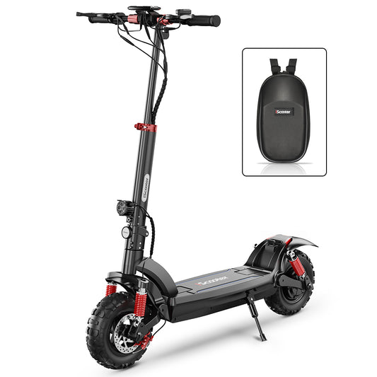 iScooter iX6 Electric Scooter 11 inch Off-road Tire 1000W Motor Max 45km/h 48V 17.5Ah Battery up to 60km Range Multi-function LCD Shock Absorber Color Lights NFC Unlock