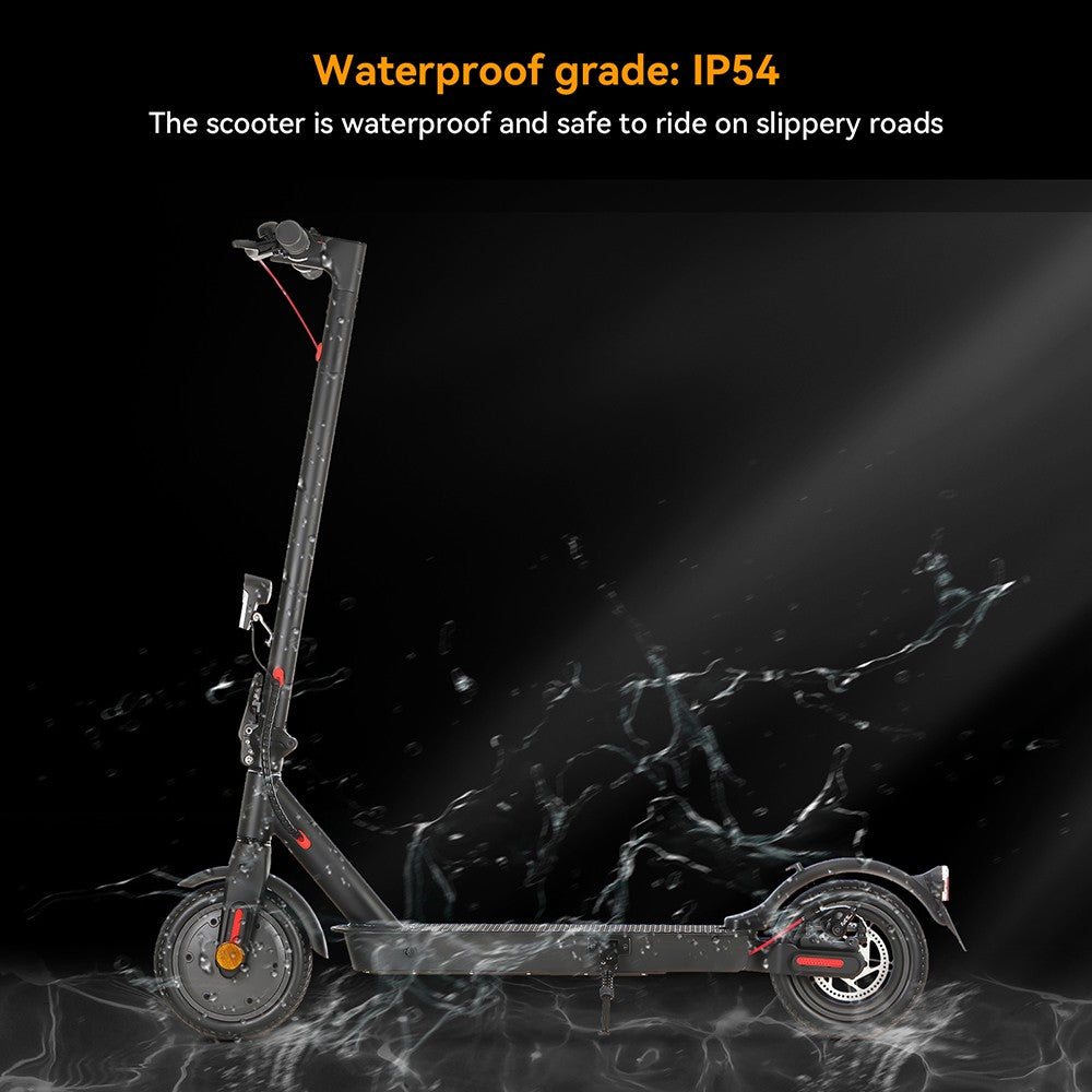 Patinete Eléctrico E9 Pro, Certificación ABE, Motor de 350W, Batería de 36V 7.5Ah, Neumático de 8.5 pulgadas, Velocidad Máxima de 20km/h, Autonomía de 30km, Sistema de Doble Frenado, Control por App.