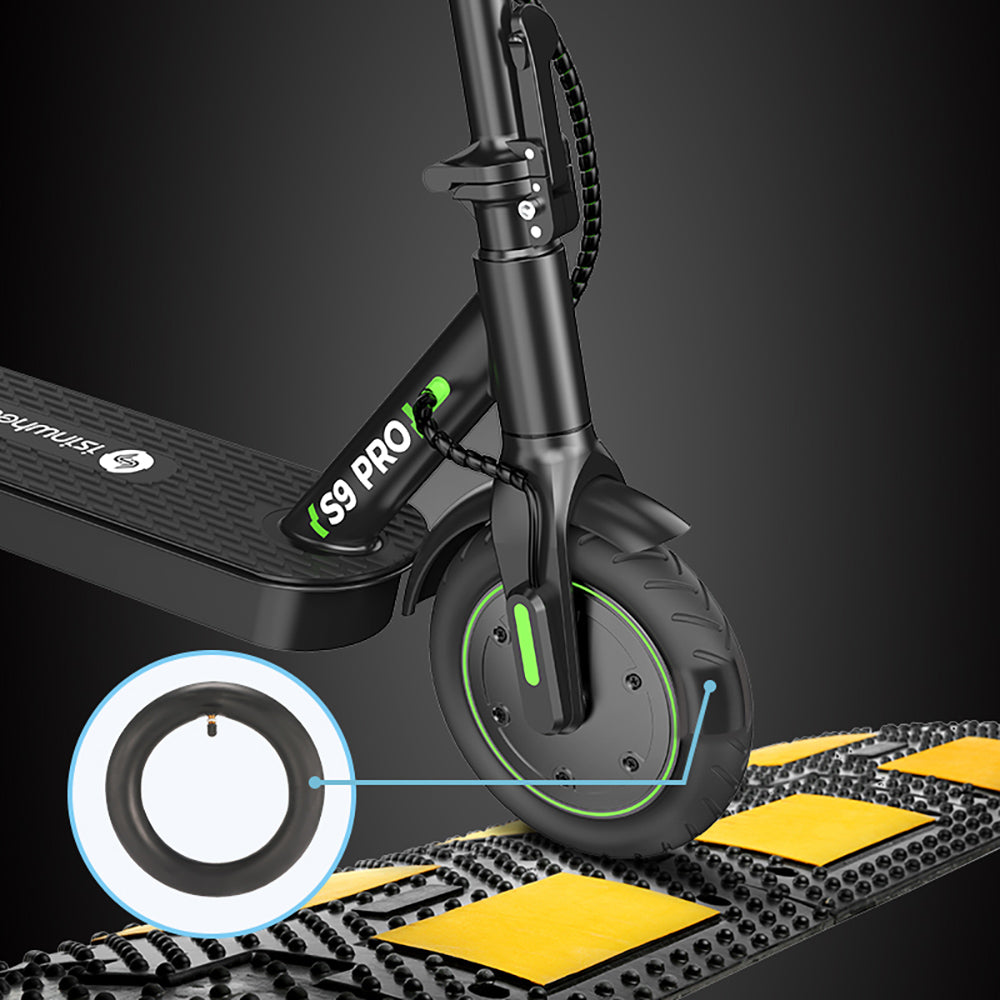 isinwheel S9 Pro Elektroroller, 350-W-Motor, 36-V-7,5-Ah-Akku, 8,5-Zoll-Luftreifen, 25 km/h Höchstgeschwindigkeit, 28 km Reichweite, App-Steuerung